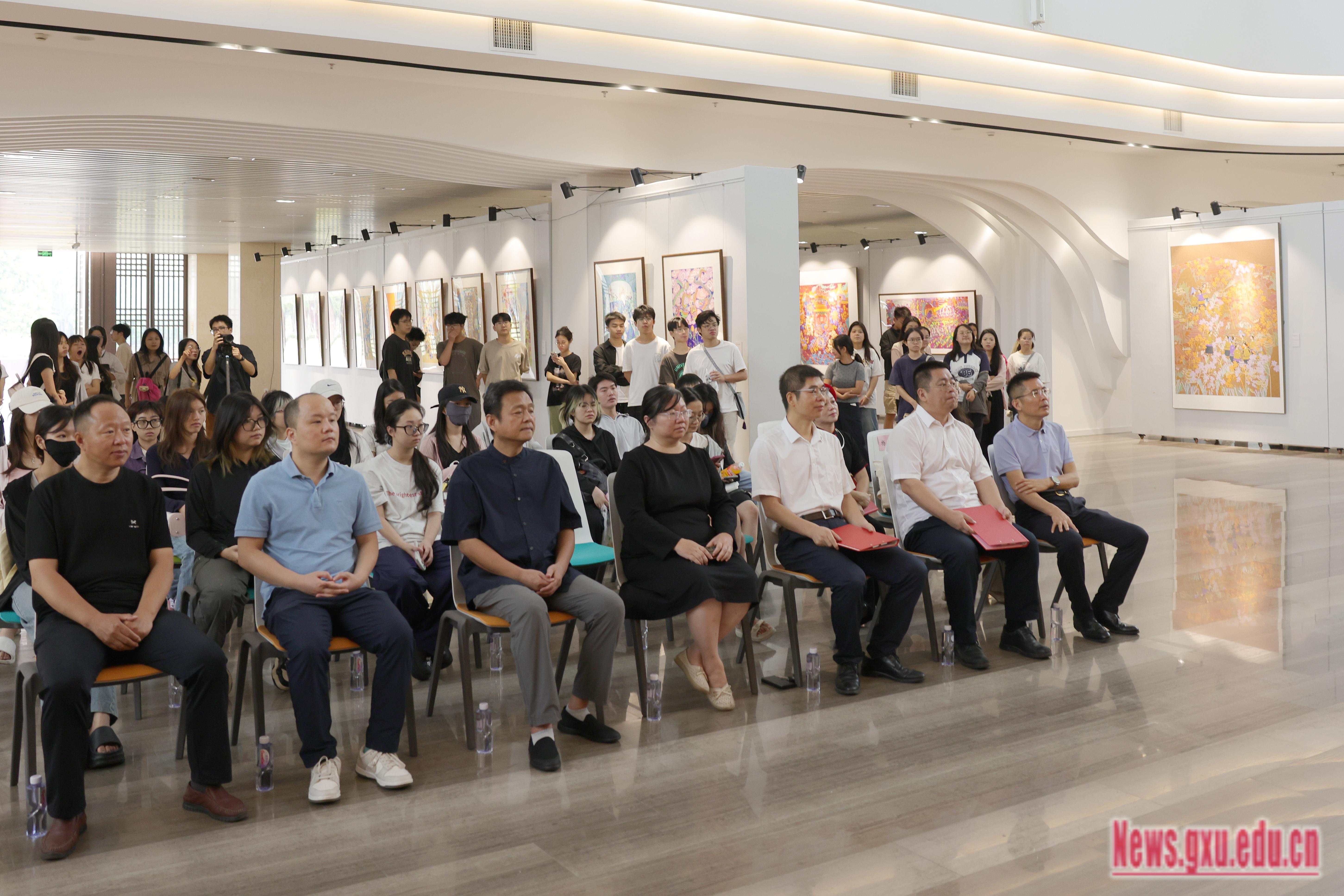 广西农民画创作精品巡展(南宁站)在我校开幕(2024-10-23)-新闻中心